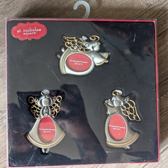 St. Nicholas Square Angel Ornament Frames Set of 3 - Picture 1 of 3